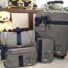 Mala Maternidade com Rodinhas e Mochila 2 em 1