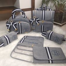 Kit Bolsas Maternidade Cinza em Joinville