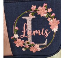 Bolsa e Mochila Maternidade Azul Personalizada - 76000
