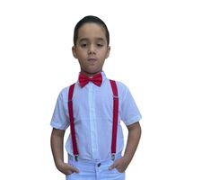 Suspensório Infantil Vermelho