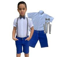Kit Roupa Social Menino - Festas - Casamento - Batizado - 76700
